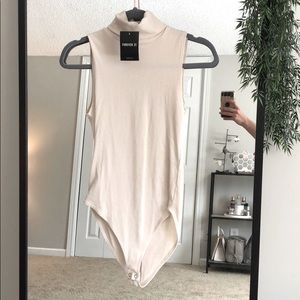NEW NEVERWORN Turtle Neck Tank Bodysuit